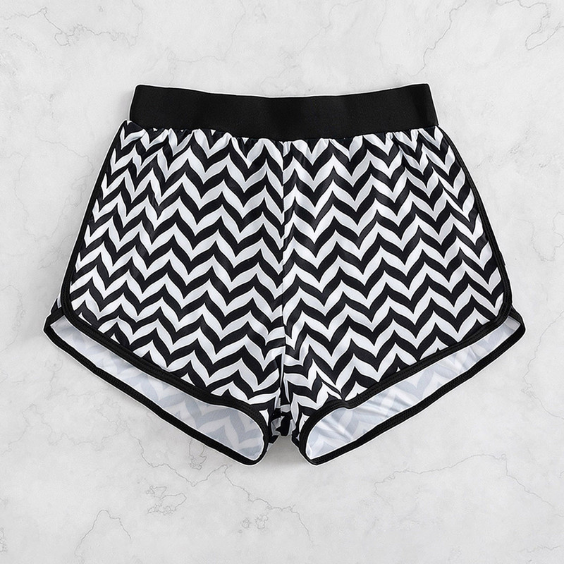 Bikini apakšas ar ziedu apdruku Sieviešu peldkostīms ar augstu vidukli Šorti Peldkostīmi Bikini Brazīlijas bikses peldkostīms pludmales apakšā