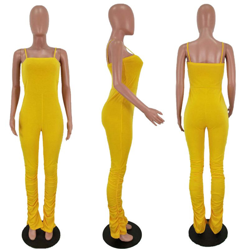 HAOYUAN Σέξι Bodycon Stacked Jumpsuit Γυναικεία Ρούχα Plus Size Εξώπλατες φόρμες One Peice Split κολάν Rompers Club Outfits