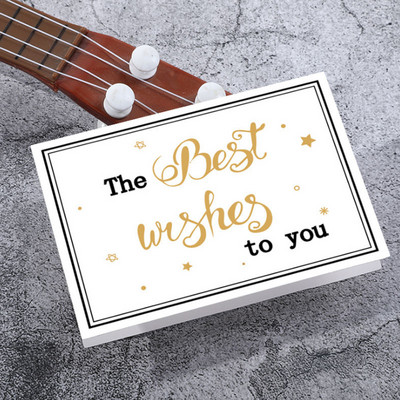 1 τεμ. Φάκελος Ευχετήρια κάρτα ευχαριστούμε χρόνια πολλά, καλύτερες ευχές Πτυσσόμενη κάρτα μηνύματος δώρου με διακοσμητική κάρτα φακέλου