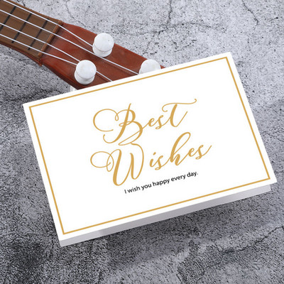 1 τεμ. Φάκελος Ευχετήρια κάρτα ευχαριστούμε χρόνια πολλά, καλύτερες ευχές Πτυσσόμενη κάρτα μηνύματος δώρου με διακοσμητική κάρτα φακέλου