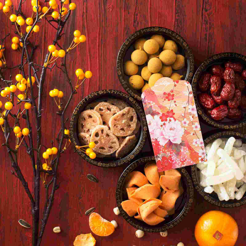 30 kom Japanski stil Mala crvena omotnica Novogodišnje omotnice Kineski dekor Vrećica za novac Ukrasni paket Papirnati Chic Japandi