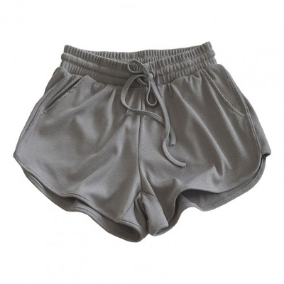 Naiste spordipüksid 2022. aasta suvi Uued ühevärvilised kitsad lühikesed püksid vabaaja naiste elastse vöökohaga Fitness rannapüksid шорты женский