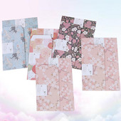 45 τμχ/5 σετ A5 Φάκελος εκτύπωσης λουλουδιών Letter Χαρτί σημειώσεων Χαρτί γραφής Χαρτί γραφής Αναλώσιμα επιστολόχαρτου (Τυχαίο στυλ)