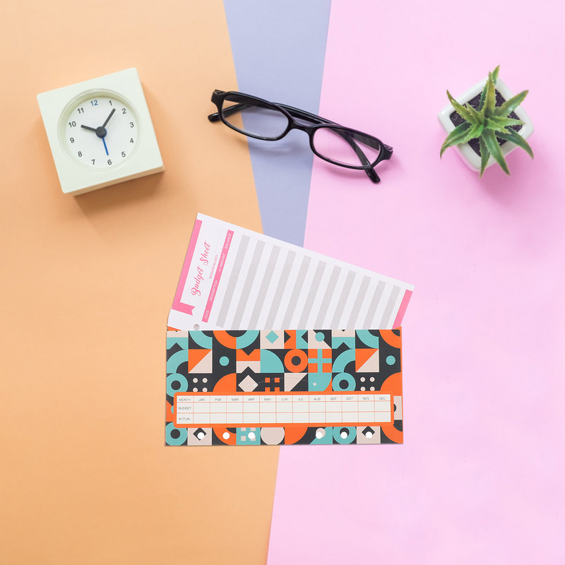 12 készlet készpénzes költségvetési készlet ajándék készletek készpénzes költségvetési borítékok kis friss készpénzes borítékok papír vakító költségvetés borítékok költségvetési lapot