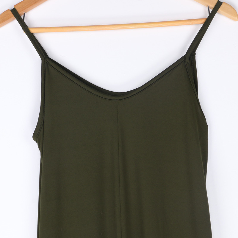 „Faroonee Harem Romper“ kombinezonas, kombinezonas, moteriškas paplūdimio kostiumas, spagečių dirželis Sexy Deep V formos iškirptės kombinezonas, plius dydis 5XL