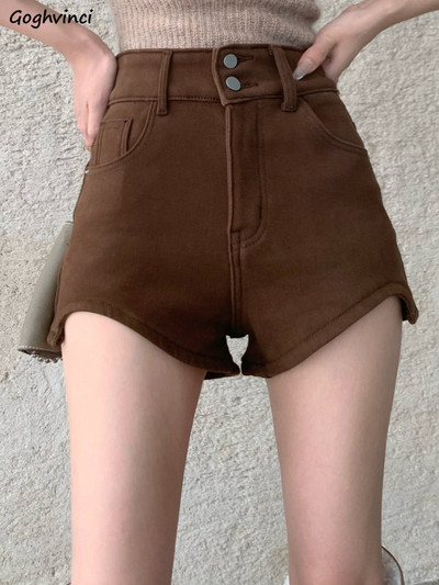 Rövidnadrág Női Farmer Szabálytalan Teljesen illeszkedő Skinny Solid Simple Nyári Vékony Hotsweet Magas derekú Alkalmi Utcai ruházat Női Hangulatos divat