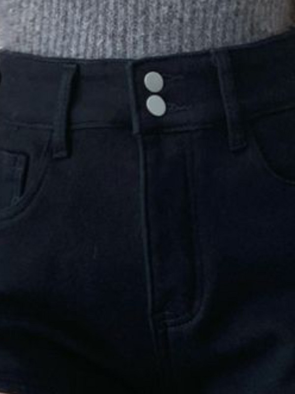 Σορτς Γυναικείο Τζιν Ακανόνιστο Παντός Ταίρι Skinny Solid Απλό καλοκαιρινό λεπτό Hotsweet ψηλόμεσο casual streetwear Γυναικεία ζεστή μόδα