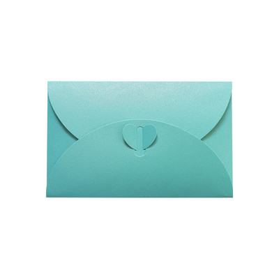 10KOM Mini omotnica u boji Debeli karton Male sklopive DIY papirnate omotnice Samozaključavajuća kopča Poklopac za poklon karticu s pismom