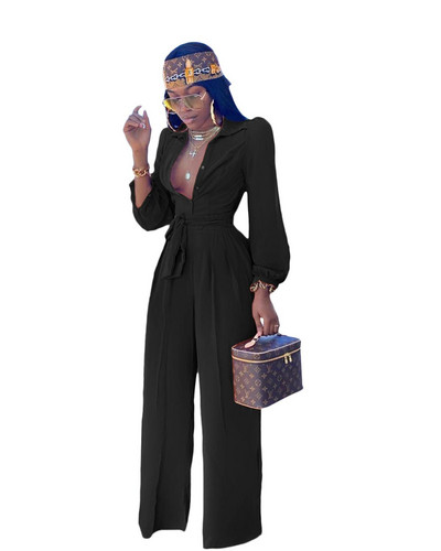 Sieviešu rudens blūzes ar garām piedurknēm apkakles pilna garuma kombinezoni un rombiņi Sieviešu masīvi, plāni, taisni, gadījuma eleganti bodīši