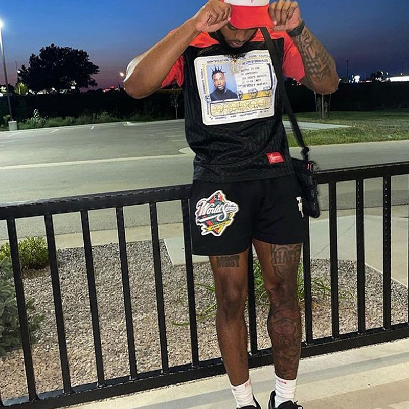 Muške fitness košarkaške EE Basic LA kratke hlače za ljetne teretane za vježbanje Muške prozračne mrežaste brzosušeće kratke hlače za ležerne trčanje