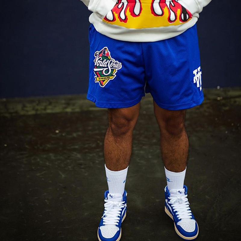 Muške fitness košarkaške EE Basic LA kratke hlače za ljetne teretane za vježbanje Muške prozračne mrežaste brzosušeće kratke hlače za ležerne trčanje