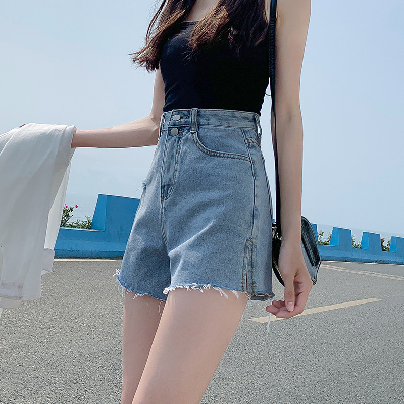 Traper kratke hlače Ženske ljetne Dizajnerske modne proreze s bočnim prorezom Moda s resicama Seksi cool ulična odjeća Odmor na plaži Popularni Ulzzang Chic