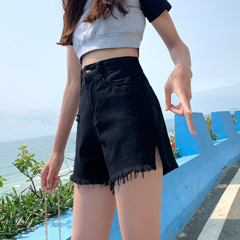 Traper kratke hlače Ženske ljetne Dizajnerske modne proreze s bočnim prorezom Moda s resicama Seksi cool ulična odjeća Odmor na plaži Popularni Ulzzang Chic