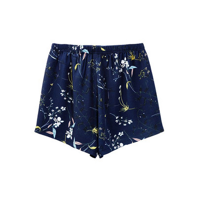 S-5XL Ljetne ženske kratke hlače od cvjetnog šifona Ležerne široke točkaste korejske modne Harajuku kratke hlače za djevojčice na plaži