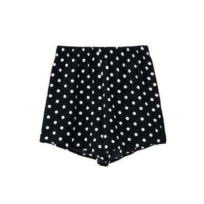 S-5XL Ljetne ženske kratke hlače od cvjetnog šifona Ležerne široke točkaste korejske modne Harajuku kratke hlače za djevojčice na plaži
