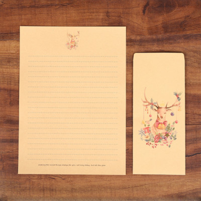 Φάκελοι Ελάφια DIY Ρετρό Φάκελοι Κάρτα Κραφτ Προμηθευτής Σχολικά Προμήθειες Γραφείου 10 Φάκελοι 10 Χαρτί Χαρτικά Χαρτικά