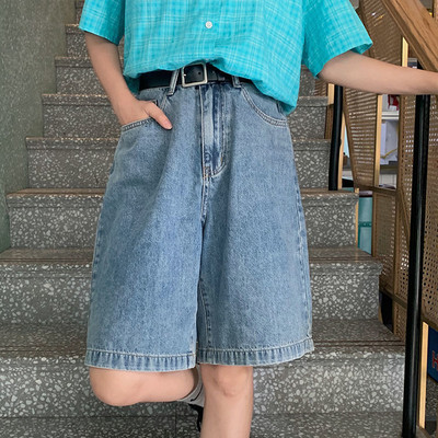 Dámske džínsové šortky, unisex, Harajuku, retro, útulné, letné, minimalistické, štýl High Street, pre priateľov, študentské, vintage, sviatočné, horúce, výpredajové, outfity