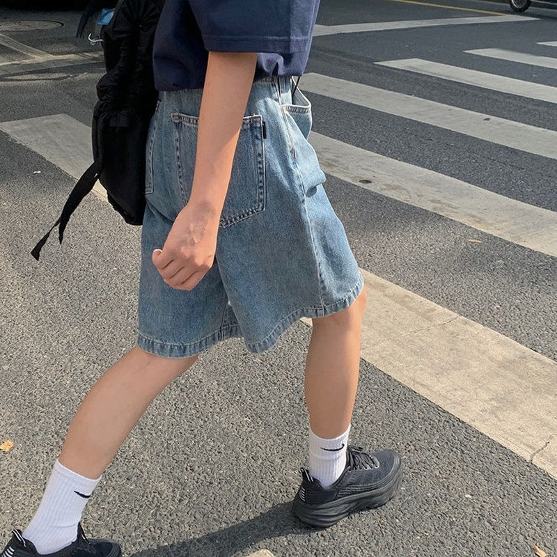 Dámske džínsové šortky, unisex, Harajuku, retro, útulné, letné, minimalistické, štýl High Street, pre priateľov, študentské, vintage, sviatočné, horúce, výpredajové, outfity