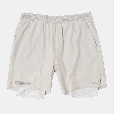 European Size Summer 2 in 1 Αθλητικό σορτς Ανδρικά Προπόνηση Quick Dry Breathable Stretch Σορτς Ελαστική μέση Casual Παντελόνι