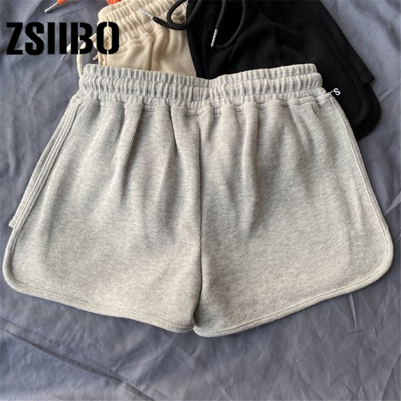 2021 tavaszán és nyáron az új, magas derekú hímzett betűk vékonyak, viseljen tükröződésmentes nadrágot, női vad, alkalmi otthoni sportrövidnadrágot