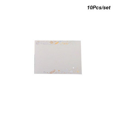 10 kom. Vintage bronzane pernate omotnice Pozivnice za vjenčanje Kuverte za blagoslov Uredski pribor Bijela crna omotnica