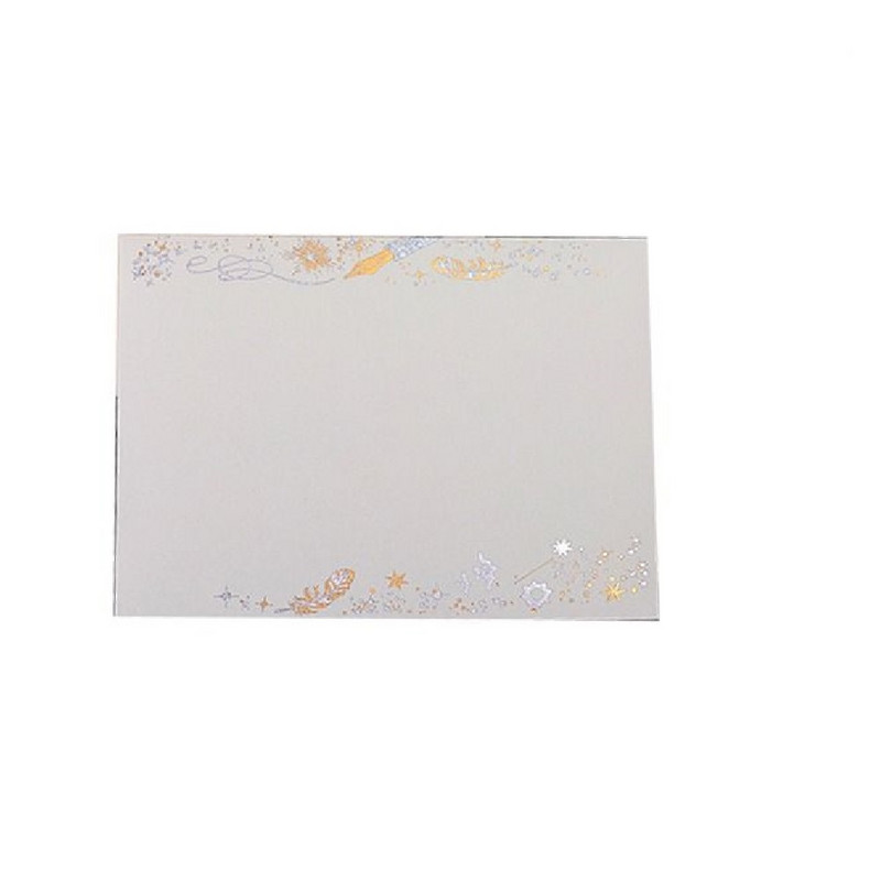 10 kom. Vintage bronzane pernate omotnice Pozivnice za vjenčanje Kuverte za blagoslov Uredski pribor Bijela crna omotnica