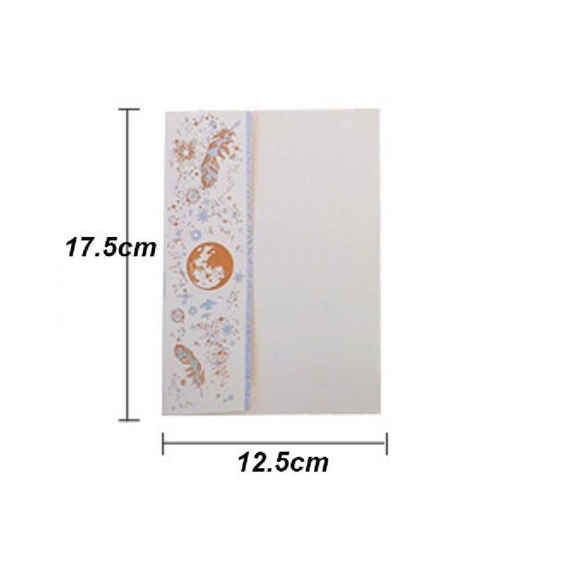 10 kom. Vintage bronzane pernate omotnice Pozivnice za vjenčanje Kuverte za blagoslov Uredski pribor Bijela crna omotnica