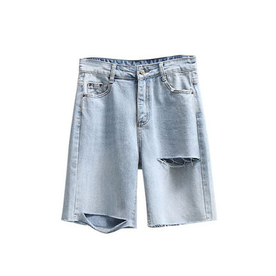 Farmer rövidnadrágok női kimélyedt, szorongatott, magas derekú kivitel Minden egyezés Шорты Женские Летние Koreai Stílus Divat Vintage Alkalmi