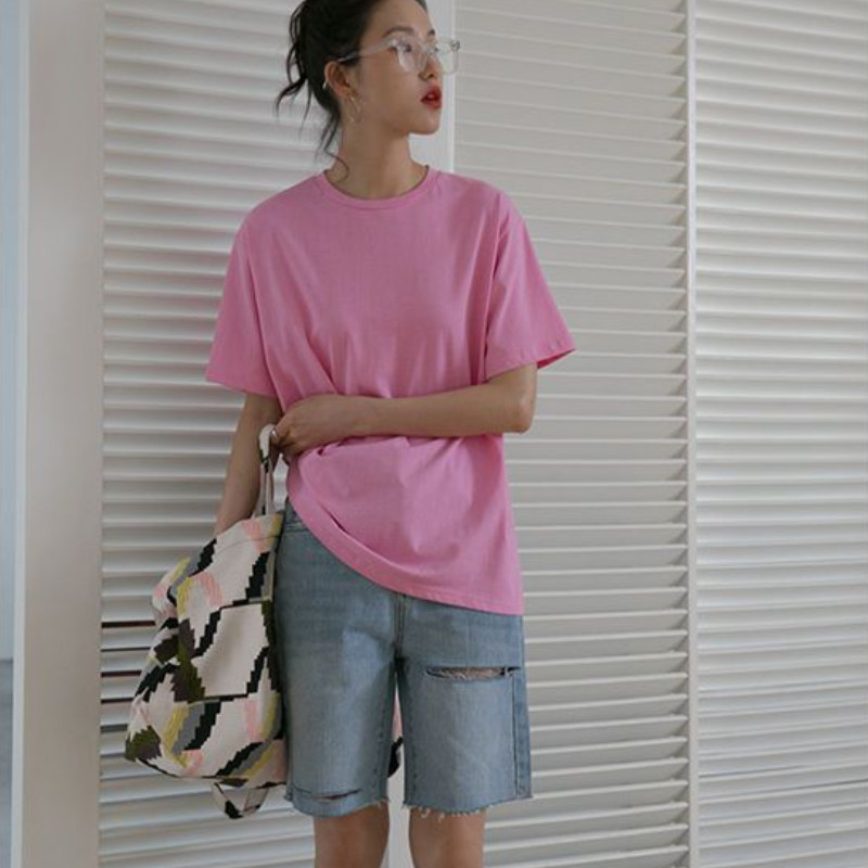 Farmer rövidnadrágok női kimélyedt, szorongatott, magas derekú kivitel Minden egyezés Шорты Женские Летние Koreai Stílus Divat Vintage Alkalmi