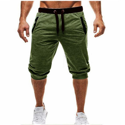 Vyrai Hot 20121 Nauji populiarūs vyriški šortai Vasariniai laisvalaikio madingi šortai Prekės ženklo raštu Sportinės kelnės Fitness Short Jogger S-3XL