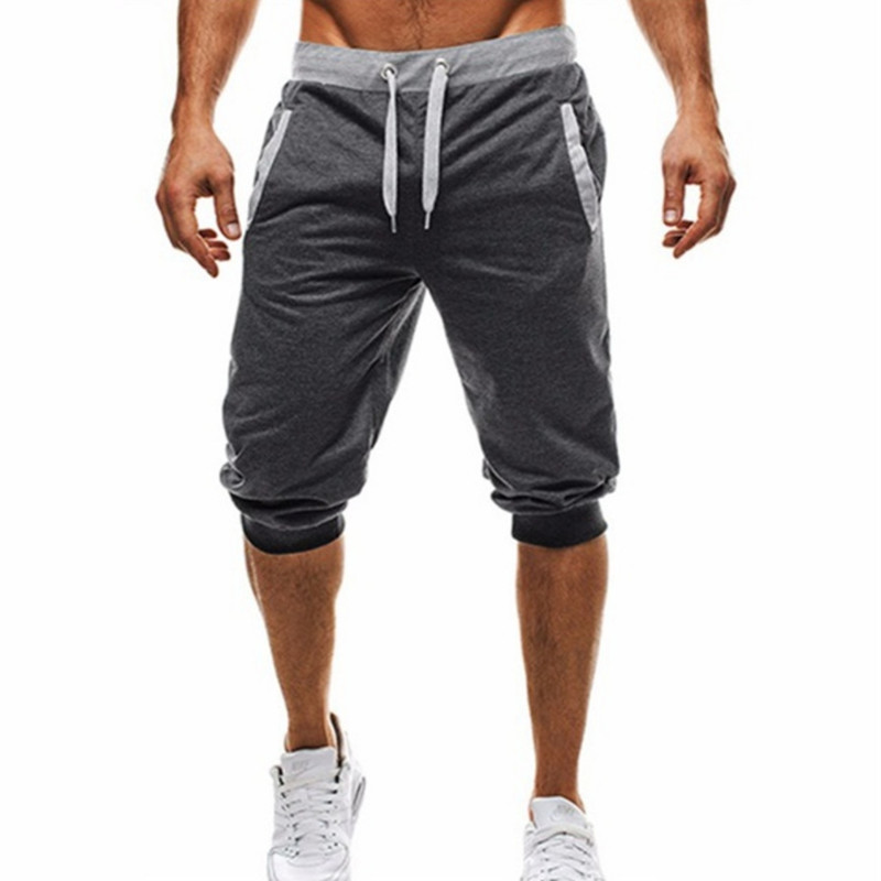 Vyrai Hot 20121 Nauji populiarūs vyriški šortai Vasariniai laisvalaikio madingi šortai Prekės ženklo raštu Sportinės kelnės Fitness Short Jogger S-3XL