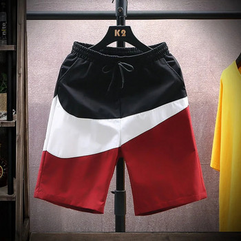 Ανδρικό καλοκαιρινό κοντό αθλητικό παντελόνι συν μέγεθος casual Quick Dry μέχρι το γόνατο Σορτς παραλίας Μόδα Αθλητικό τρέξιμο λεπτό παντελόνι Jogger M-4XL