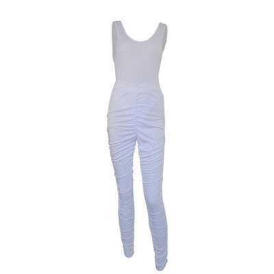 Naujos mados Moterų Moterų Vasaros Seksualūs Laisvalaikiai Berankoviai Liesa Atvira nugara Kombinezonai Be rankovių Juoda Balta Rožinė Raudona