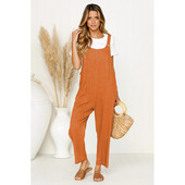 Vruća rasprodaja 2020., novi ženski kombinezoni, retro ležerni crni kombinezon, ženske široke hlače s dugim hlačama, ženska obučena odjeća