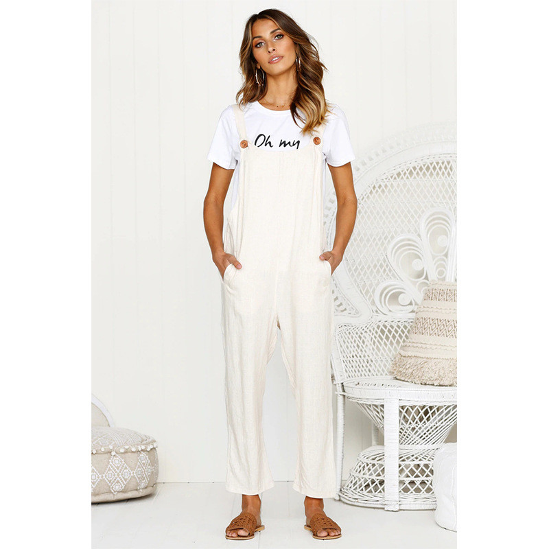 Vruća rasprodaja 2020., novi ženski kombinezoni, retro ležerni crni kombinezon, ženske široke hlače s dugim hlačama, ženska obučena odjeća