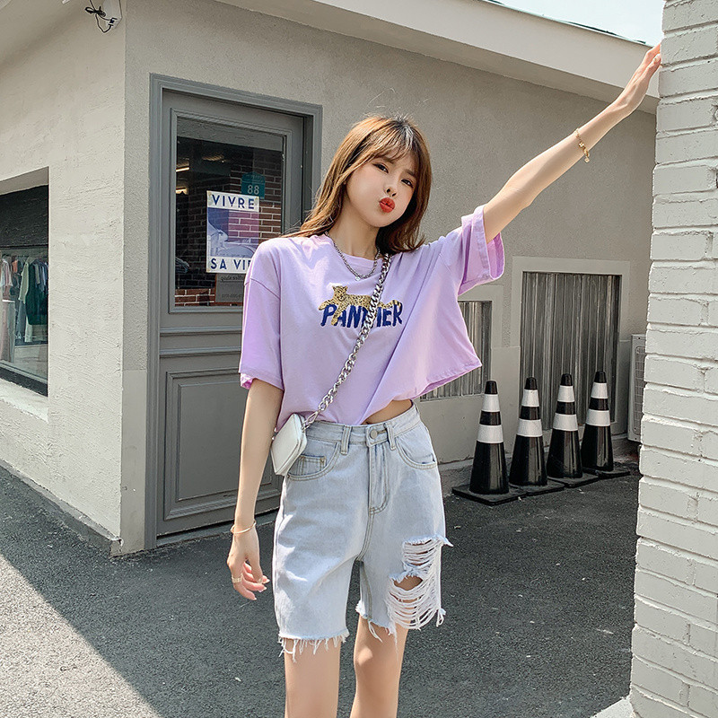 Feynzz 5xl Retro poderane traper kratke hlače visokog struka, ženske nove, ljetne 2022., nove ravne široke hlače na pet točaka, široke ravne modni trend