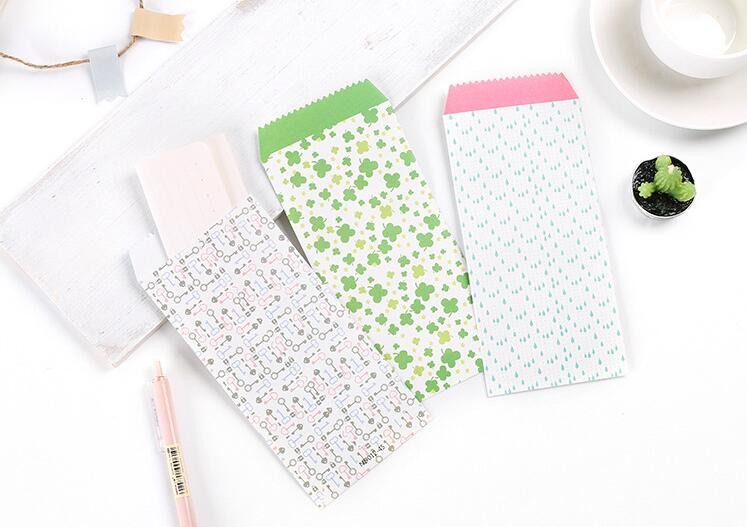 10 komada Prirodne svježe životinjske omotnice Poklon kartica Dječji uredski materijal za vjenčanje Pisma Pozivnice Korejski pribor