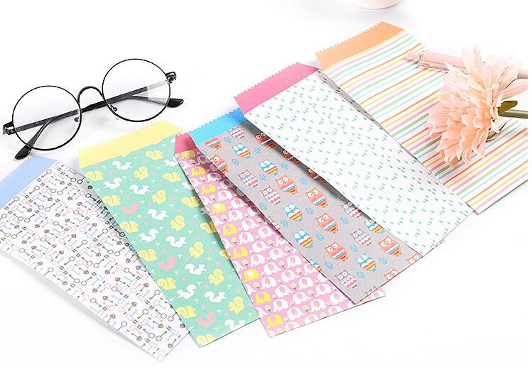 10 komada Prirodne svježe životinjske omotnice Poklon kartica Dječji uredski materijal za vjenčanje Pisma Pozivnice Korejski pribor