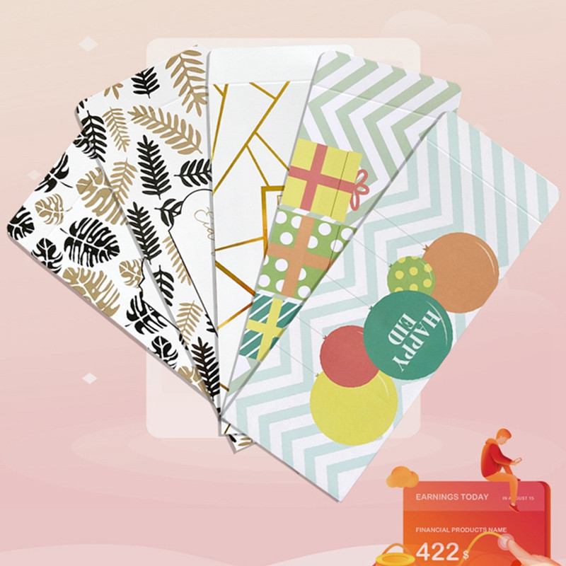 Sustav kuverti za gotovinu, pvc torba za budžetsku omotnicu Eid Mubarak uzorka, koristi se za uštedu novca, kuverta za gotovinu