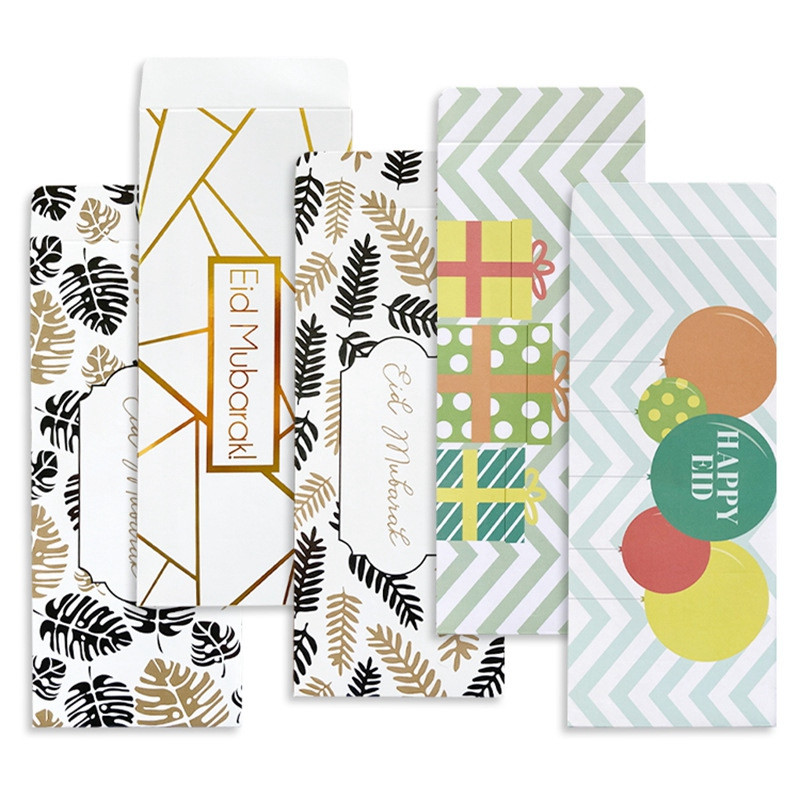 Sustav kuverti za gotovinu, pvc torba za budžetsku omotnicu Eid Mubarak uzorka, koristi se za uštedu novca, kuverta za gotovinu