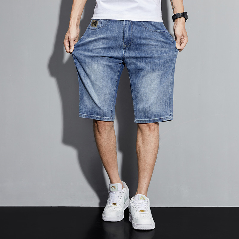 Ljetne kratke hlače 2023. Traperice Muške traper hlače Rastezljive tamnoplave Modni dizajn Muške traperice Uske ravne muške kratke traperice Hombre