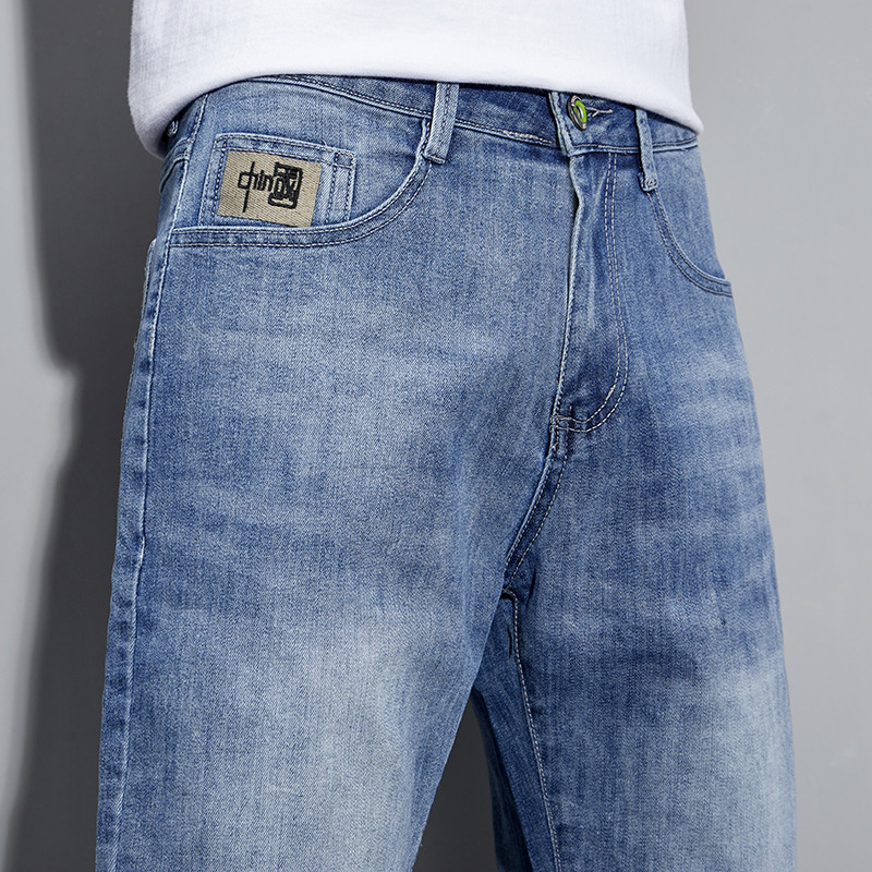 Ljetne kratke hlače 2023. Traperice Muške traper hlače Rastezljive tamnoplave Modni dizajn Muške traperice Uske ravne muške kratke traperice Hombre