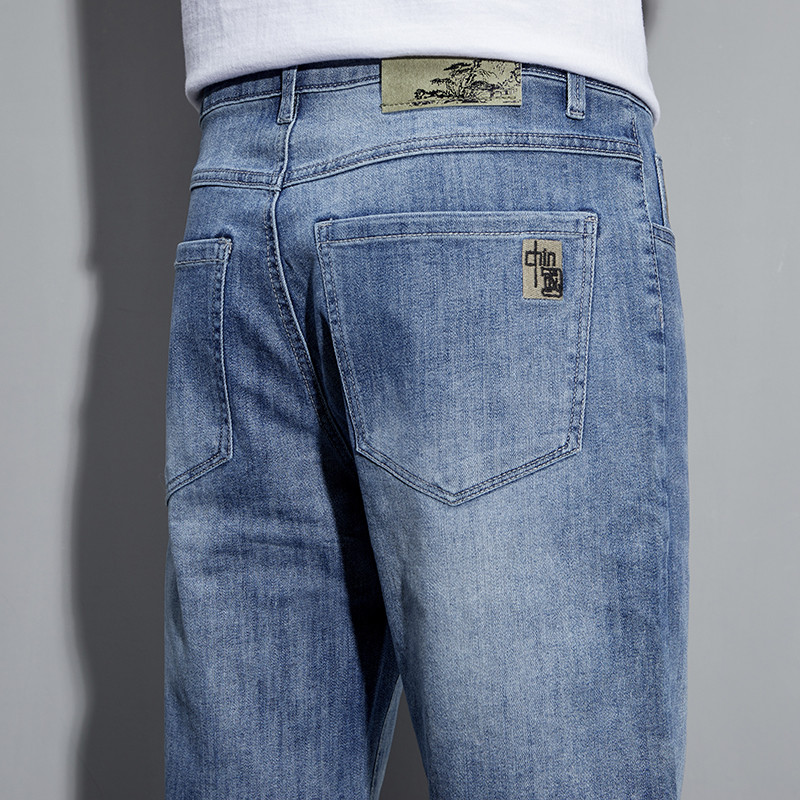 Ljetne kratke hlače 2023. Traperice Muške traper hlače Rastezljive tamnoplave Modni dizajn Muške traperice Uske ravne muške kratke traperice Hombre