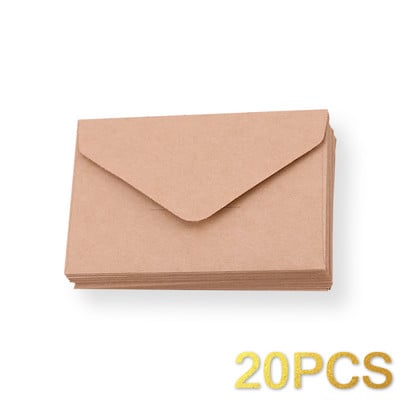 LOLO Felicitare Mica Felicitare Cartea de nume Plic Imprimare la cald Love Kraft Paper Mini Plicuri