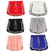 Női Dolphin futó rövidnadrág, egyszínű, széles szárú húzózsinór, bő sportnadrág Nyári nappaliruha S-5XL