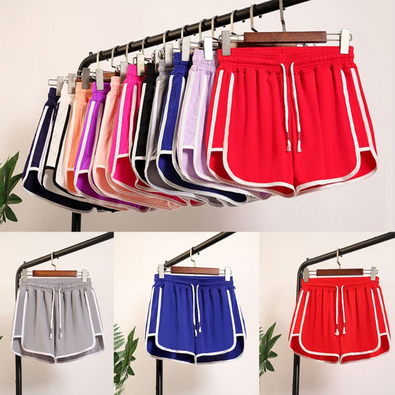 Női Dolphin futó rövidnadrág, egyszínű, széles szárú húzózsinór, bő sportnadrág Nyári nappaliruha S-5XL