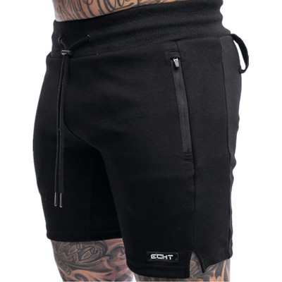 Нов стил Tide Zip Pocket Gyms Fitness Male 2022 Summer Leisure Outdoor Running Shorts Jogger Beach Training Waist Sport Pants