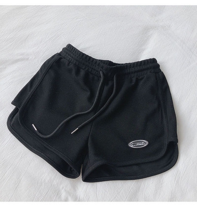 Pantaloni scurți elastici pentru femei cu talie înaltă, la modă, versatil, lejer, pantaloni scurți de fitness cu șireturi, pantaloni simpli pentru plajă, 2022