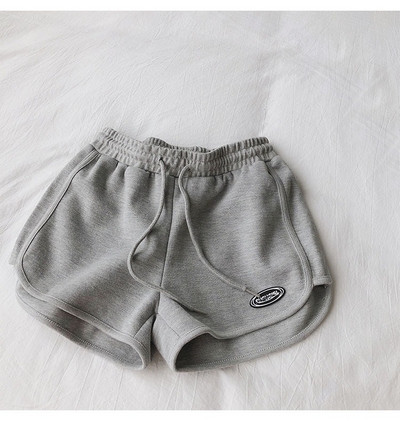 Pantaloni scurți elastici pentru femei cu talie înaltă, la modă, versatil, lejer, pantaloni scurți de fitness cu șireturi, pantaloni simpli pentru plajă, 2022