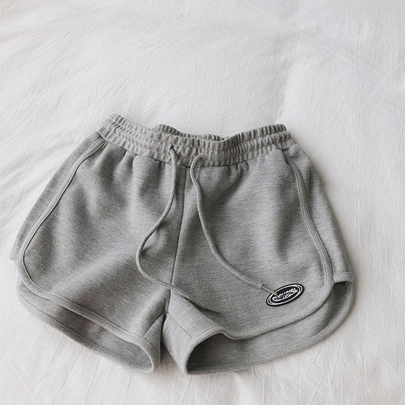 Pantaloni scurți elastici pentru femei cu talie înaltă, la modă, versatil, lejer, pantaloni scurți de fitness cu șireturi, pantaloni simpli pentru plajă, 2022